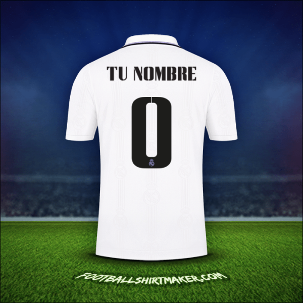 Camiseta Real Madrid CF Cup 2022/2023 -  tu nombre - 0