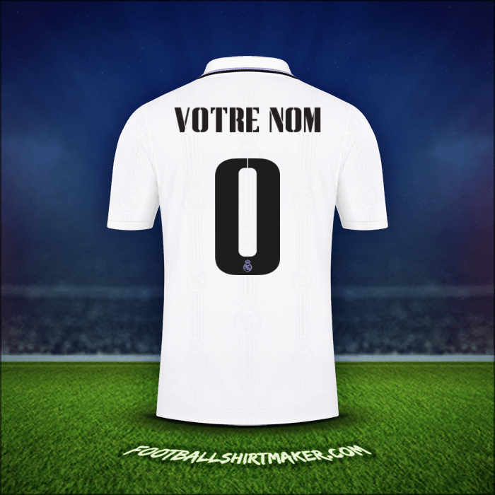 Maillot Real Madrid CF Cup 2022/2023 -  votre nom - 0
