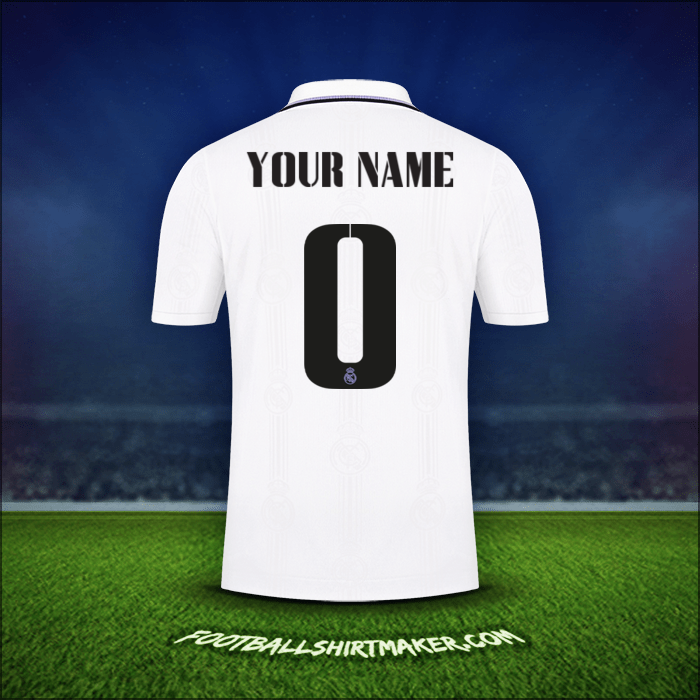 Jersey Real Madrid CF Cup 2022/2023 -  your name - 0