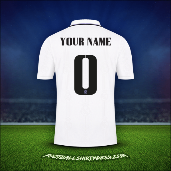 Jersey Real Madrid CF Cup 2022/2023 -  your name - 0