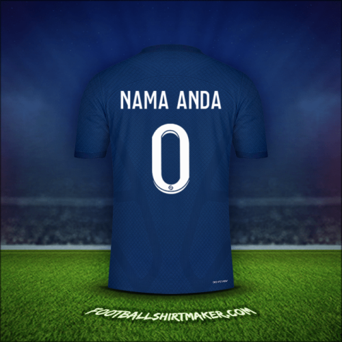 Jersey Paris Saint Germain 2022/2023 -  nama anda - 0