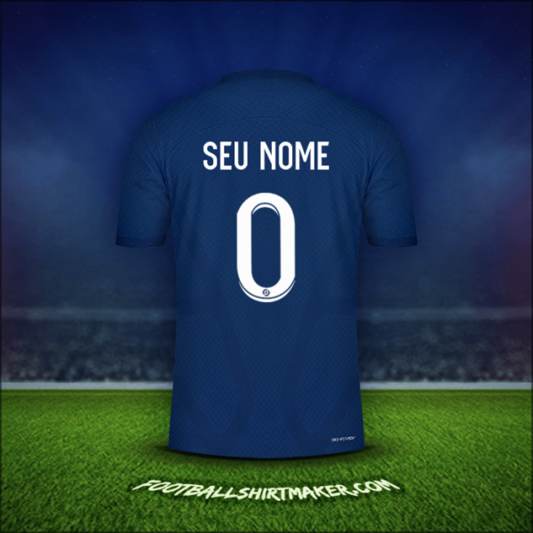Camisa Paris Saint Germain 2022/2023 -  seu nome - 0