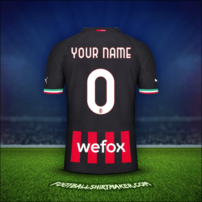 Shirt AC Milan 2022/2023 -  your name - 0