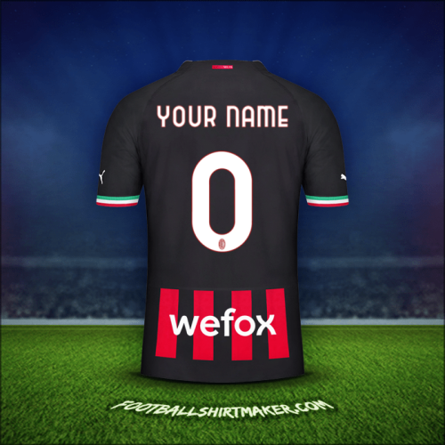 Shirt AC Milan 2022/2023 -  your name - 0