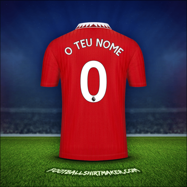 Camisola Manchester United 2022/2023 -  o teu nome - 0