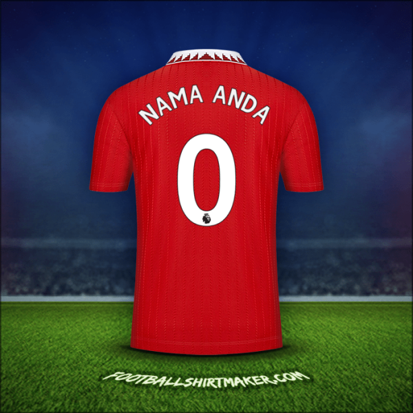 Jersey Manchester United 2022/2023 -  nama anda - 0