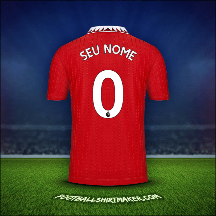 Camisa Manchester United 2022/2023 -  seu nome - 0