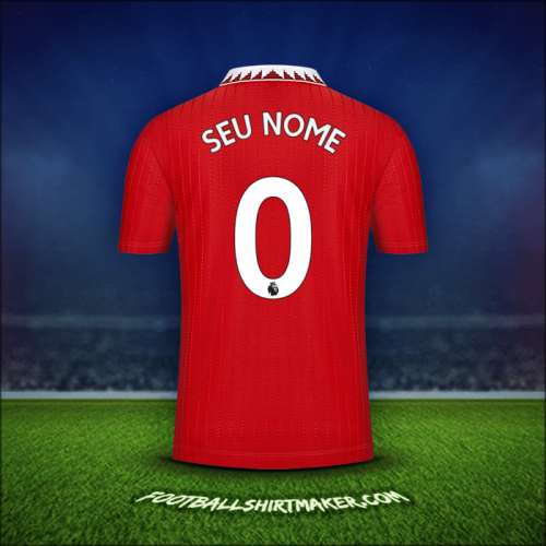 Camisa Manchester United 2022/2023 -  seu nome - 0