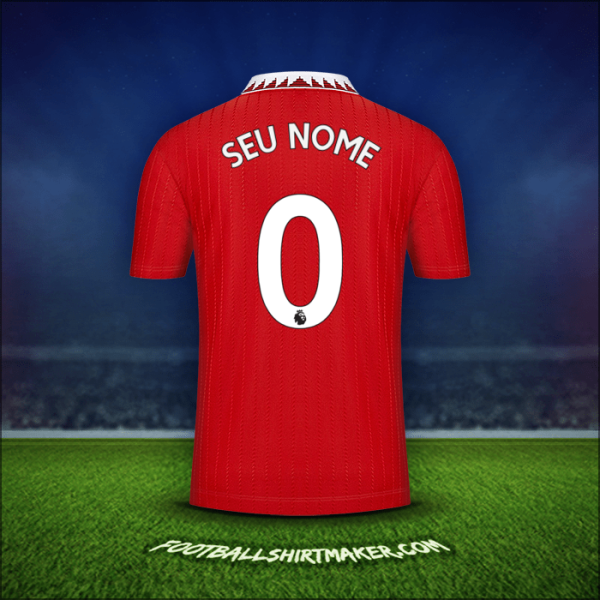 Camisa Manchester United 2022/2023 -  seu nome - 0
