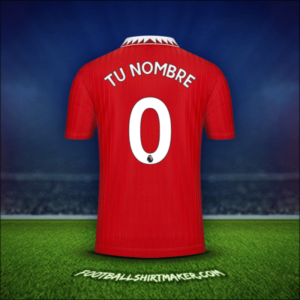 Camiseta Manchester United 2022/2023 -  tu nombre - 0