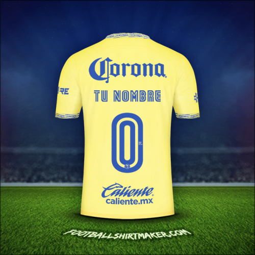 Jersey Club America 2022/2023 -  tu nombre - 0
