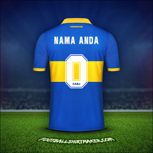 Jersey Boca Juniors 2022/2023 -  nama anda - 0