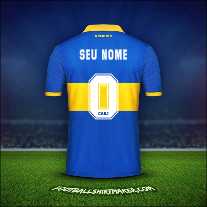 Camisa Boca Juniors 2022/2023 -  seu nome - 0