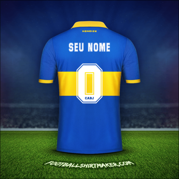 Camisa Boca Juniors 2022/2023 -  seu nome - 0