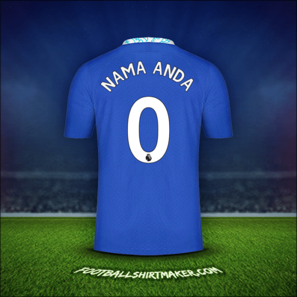 Jersey Chelsea 2022/2023 -  nama anda - 0
