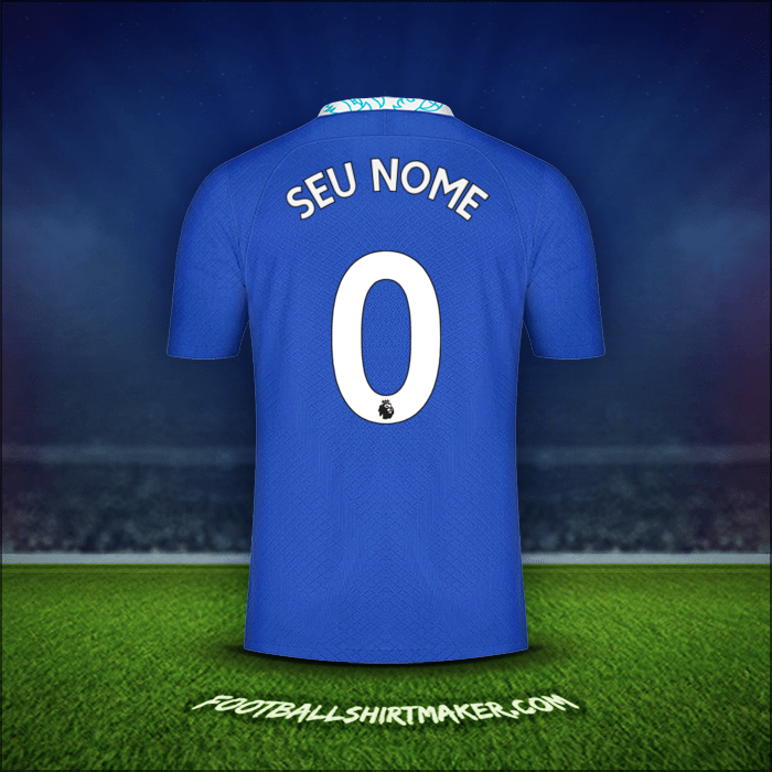 Camisa Chelsea 2022/2023 -  seu nome - 0