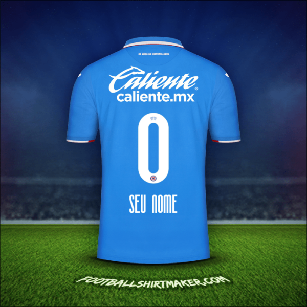 Camisa Cruz Azul 2022/2023 -  seu nome - 0