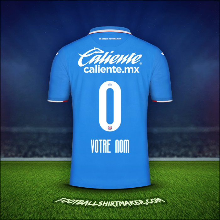 Maillot Cruz Azul 2022/2023 -  votre nom - 0