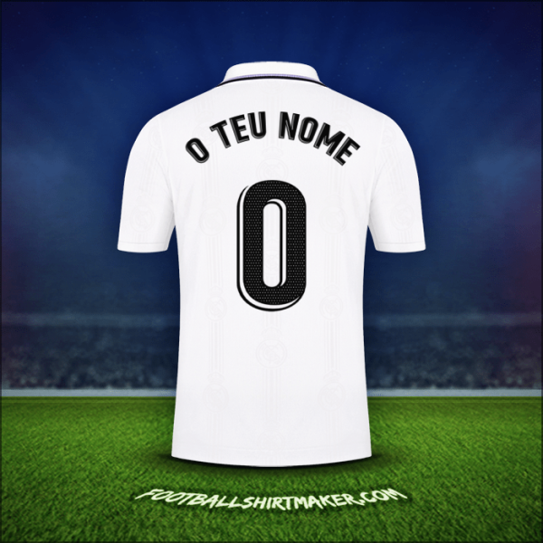 Camisola Real Madrid CF 2022/2023 -  o teu nome - 0