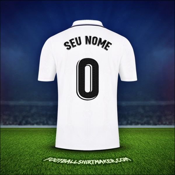 Camisa Real Madrid CF 2022/2023 -  seu nome - 0