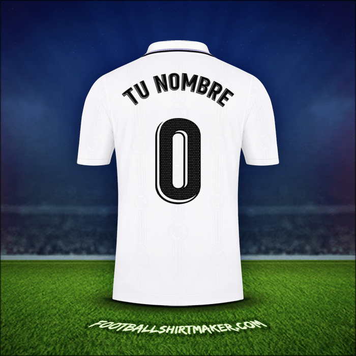 Jersey Real Madrid CF 2022/2023 -  tu nombre - 0