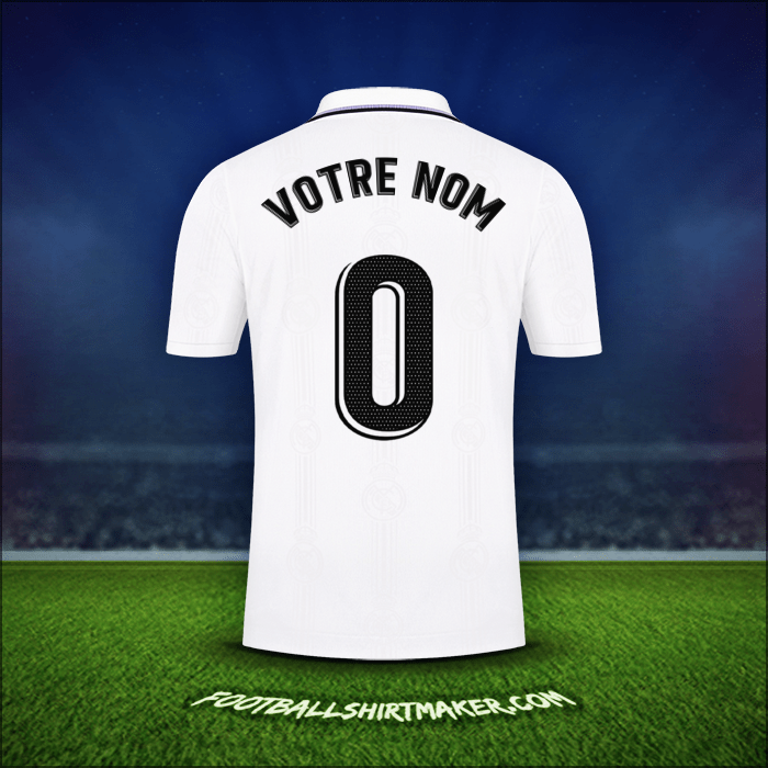 Maillot Real Madrid CF 2022/2023 -  votre nom - 0