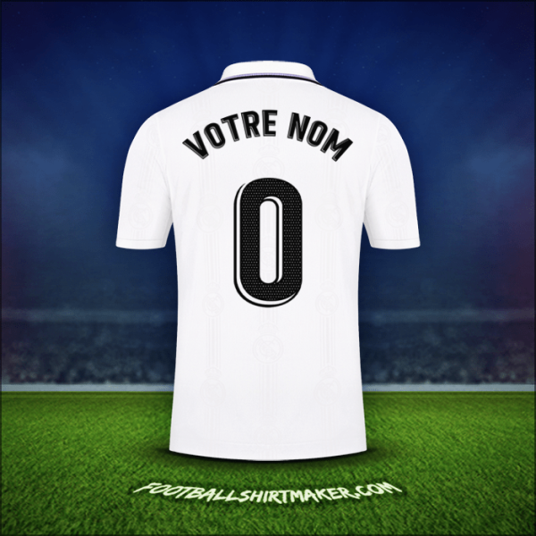 Maillot Real Madrid CF 2022/2023 -  votre nom - 0