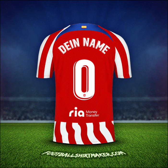 Trikot Atletico Madrid 2022/2023 -  dein name - 0