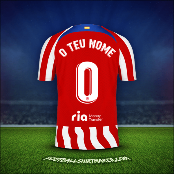 Camisola Atletico Madrid 2022/2023 -  o teu nome - 0