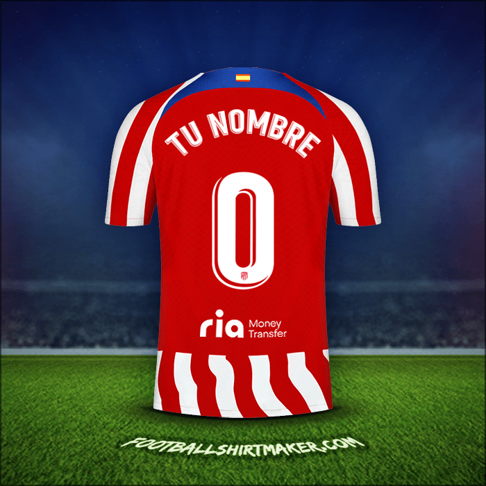 Camiseta Atletico Madrid 2022/2023 -  tu nombre - 0