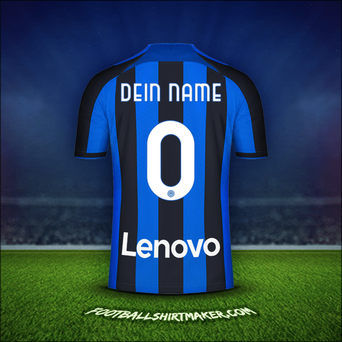 Trikot Inter 2022/2023 -  dein name - 0