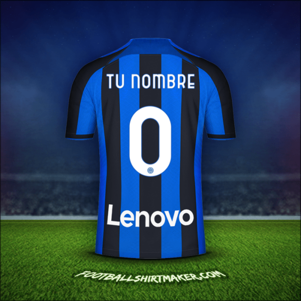 Camiseta Inter 2022/2023 -  tu nombre - 0