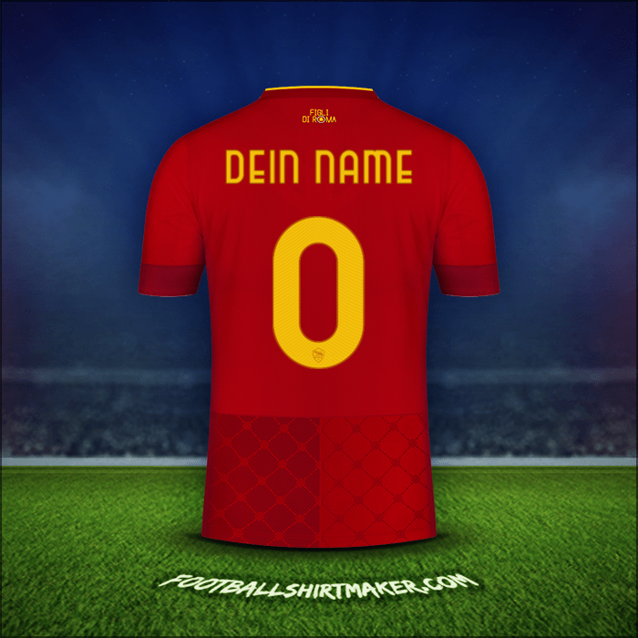 Trikot AS Roma 2022/2023 -  dein name - 0