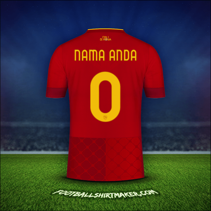Jersey AS Roma 2022/2023 -  nama anda - 0