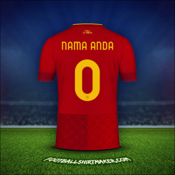 Jersey AS Roma 2022/2023 -  nama anda - 0