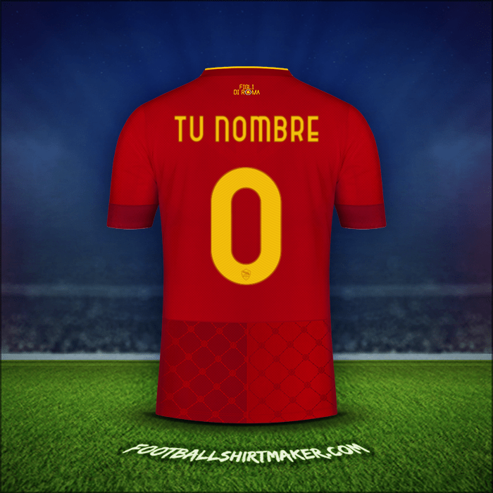 Jersey AS Roma 2022/2023 -  tu nombre - 0