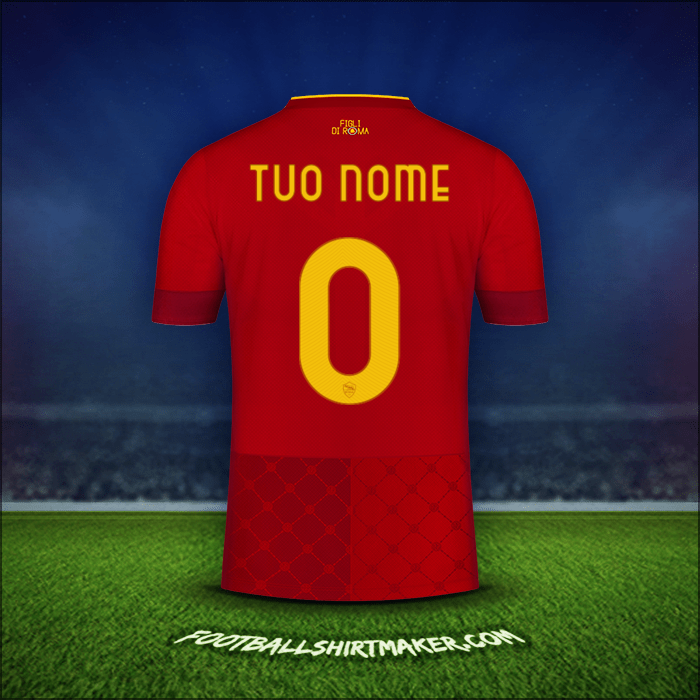 Maglia AS Roma 2022/2023 -  tuo nome - 0