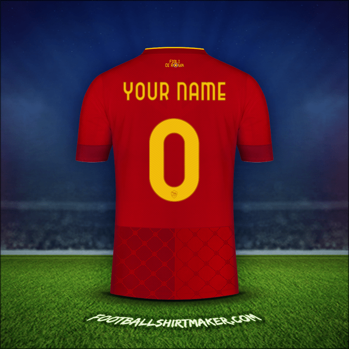 Jersey AS Roma 2022/2023 -  your name - 0