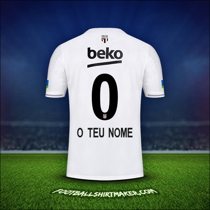 Camisola Besiktas JK 2022/2023 -  o teu nome - 0