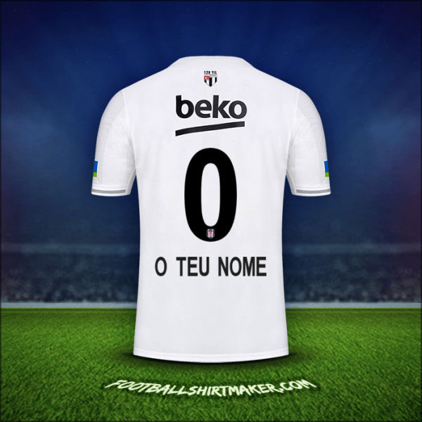 Camisola Besiktas JK 2022/2023 -  o teu nome - 0