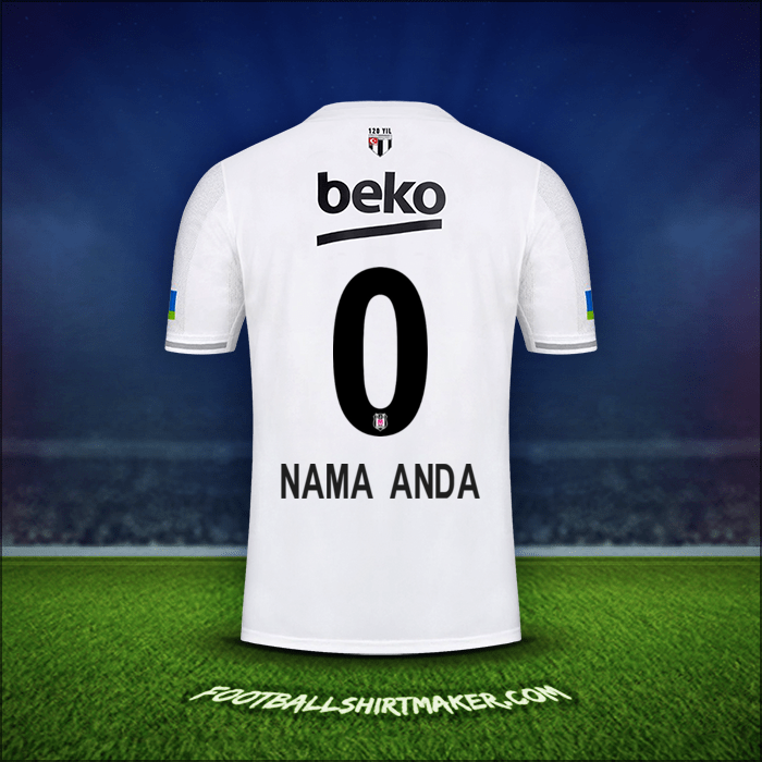 Jersey Besiktas JK 2022/2023 -  nama anda - 0
