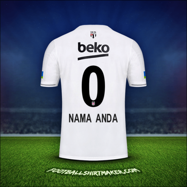 Jersey Besiktas JK 2022/2023 -  nama anda - 0