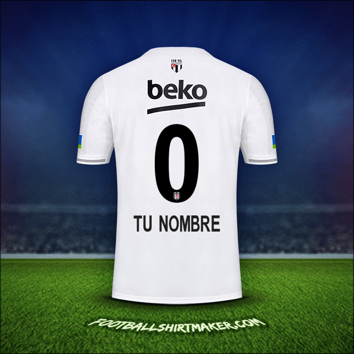 Camiseta Besiktas JK 2022/2023 -  tu nombre - 0
