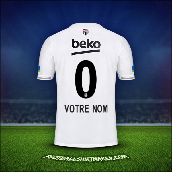 Maillot Besiktas JK 2022/2023 -  votre nom - 0