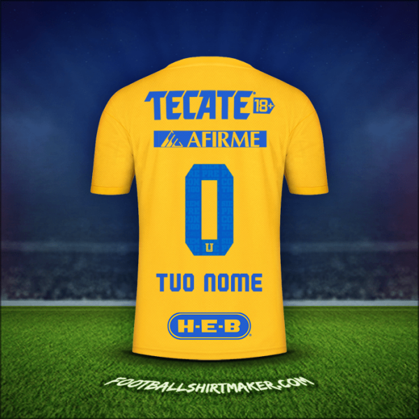 Maglia Tigres UANL 2022/2023 -  tuo nome - 0