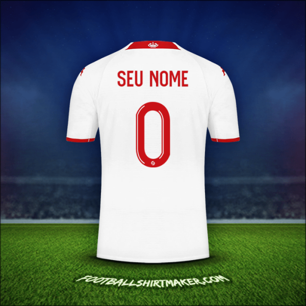 Camisa As Monaco 2022/2023 -  seu nome - 0