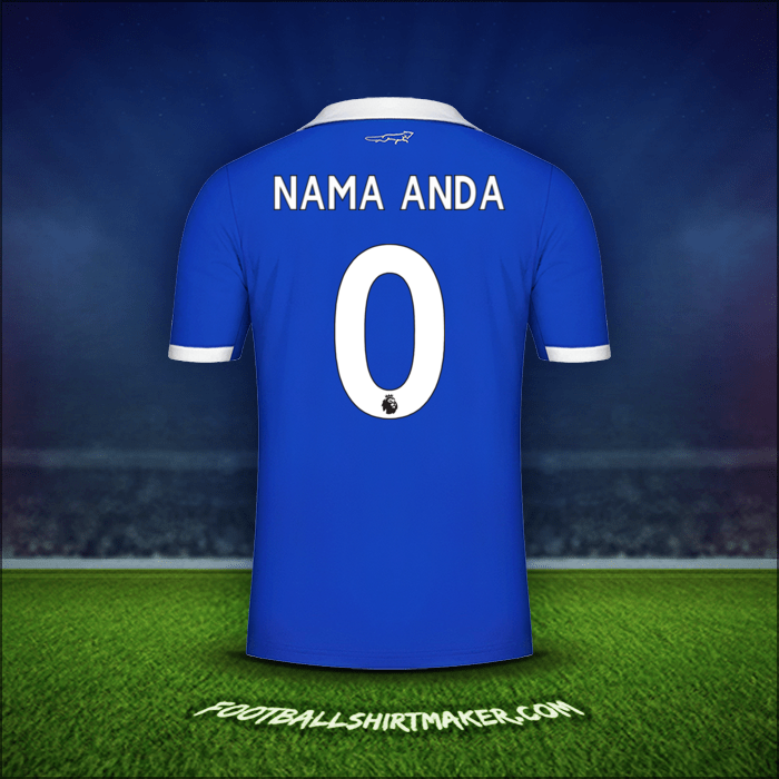 Jersey Leicester City FC 2022/2023 -  nama anda - 0