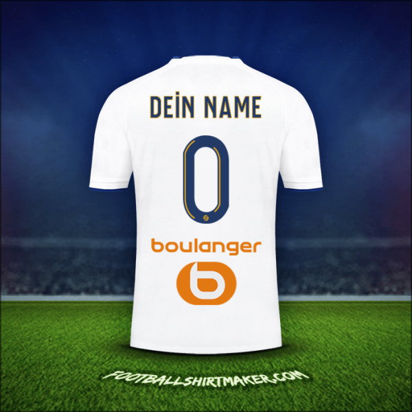 Trikot Olympique de Marseille 2022/2023 -  dein name - 0