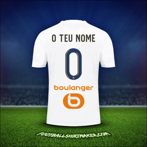 Camisola Olympique de Marseille 2022/2023 -  o teu nome - 0