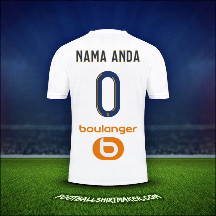 Jersey Olympique de Marseille 2022/2023 -  nama anda - 0